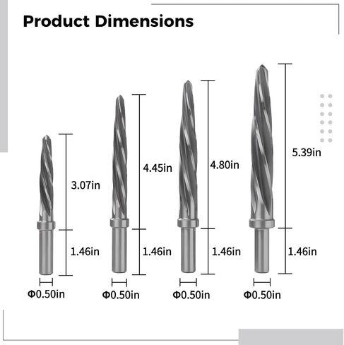 HSS6542 M2 Priced Drill Pricked Pricked Bit للمعادن والسيارات والبناء ، 4 قطع مع علبة الألومنيوم in Saudi Arabia