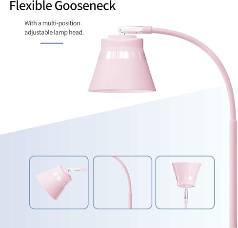AXX TU08 LED Small Desk Lamp with USB Charging Port, 650 Lumens 3-Color Modes, 5-Touch Dimming, 30/60-Minute Timer, 18-Inch Black Table Light for Reading, Home Office, College Dorm Room Accessories in Saudi Arabia