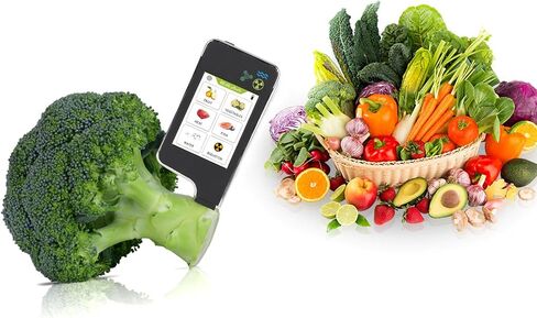 Jiawu 6 in 1 Food Nitrate Tester, Radiation Detector Geiger Counter Water Quality Meter TDS Hardness Analyzer Dosimeter for Vegetable, Fruit, Meat, Fish, Water in Saudi Arabia