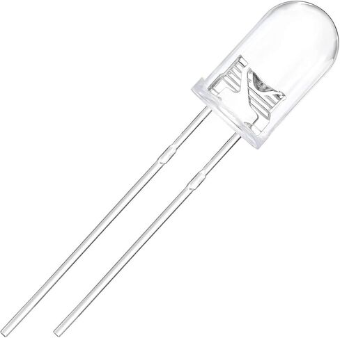 CHANZON 100 pcs 5mm Blinking Blue LED Diode Lights 1.5Hz Flashing (Diffused Lens Round DC 3V 20mA) Bright Lighting Bulb Lamps Electronics Components Indicator Light Emitting Diodes in Saudi Arabia