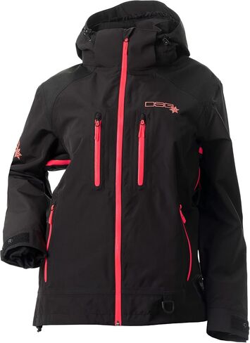 DSG Outerwear Women's Prizm 2.0 جاكيتات الثلج التقنية للثلوج | مقاوم للماء ، مقاوم للرياح ، غير معزول (الولايات المتحدة ، ألفا ، X-Small ، منتظم ، منتظم ، أسود) in Saudi Arabia