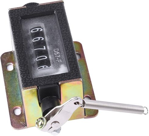 D67‑F 5 Digit Manual Counter Mechanical Reciprocating Movement Counter Resettable Hand Pull Stroke Tally Counter 0-99999 in Saudi Arabia