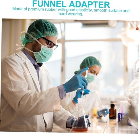 Amosfun Buchner Funnel Adapter مجموعة حشيات مرشح مدبب المطاط لـ 9 حلقات ختم القمع لترشيح قارورة 10 قطع الملحقات المختبرية in Saudi Arabia