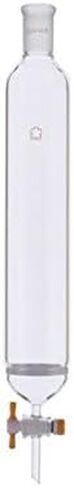 Kimble Chase CHX Column 75x200mm 45/50GLASS أعمدة مع قرص مقعود وقابس PTFE STOVCOCK ومفصل تفتق قياسي - kmbl in Saudi Arabia