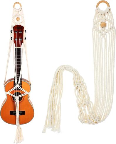 شماعات القيثارة وايت بوهو جبل حامل جدار جدار جبل شماعات الحفلات الحفل الغيتار القيثارة الجدران الديكور ، إكسسوارات غيتار ديكور ، هدية للموسيقيين in Kuwait