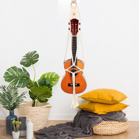 شماعات القيثارة وايت بوهو جبل حامل جدار جدار جبل شماعات الحفلات الحفل الغيتار القيثارة الجدران الديكور ، إكسسوارات غيتار ديكور ، هدية للموسيقيين in Kuwait