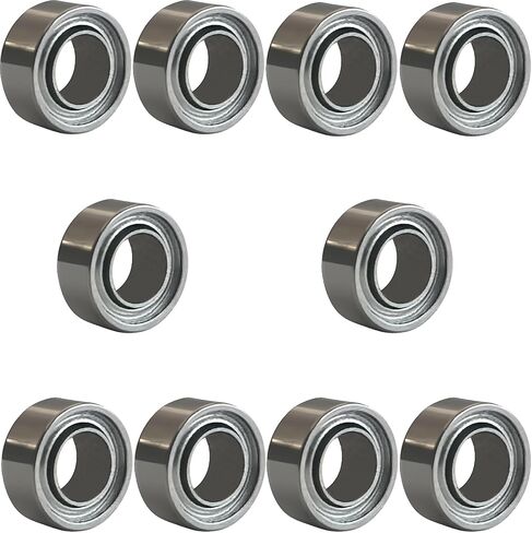 10 PCS MR128-2RS Deep Groove Ball Bearings 8mm Inner Dia 12mm OD 3.5mm Bore Double Rubber Sealed Chrome Steel for RC Cars/Planes/Drone/Robotics and Small Electric Motors in Saudi Arabia