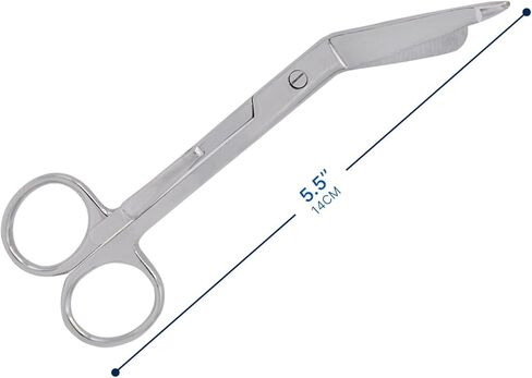 جراحية على الإنترنت من ضمادة ضمادة القطع المقطوعة 5.5 بوصة مع مقطع الجيب من الفولاذ المقاوم للصدأ الجراحي ، ومثالية للمسعفين ، والمسعفين ، والممرضات ، وطلاب الطب in Kuwait