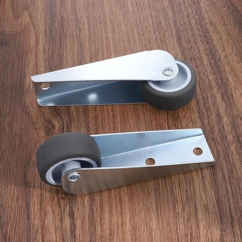 2 PCS Gate Caster Wheels Replacement, Sinking Door Bottom Pulley Directional Wheel Rubber Rolling Swivel Casters, Door Wheels Support Non-Slip Pulley Directional Wheel for Garden Gate Fence Tables in Kuwait