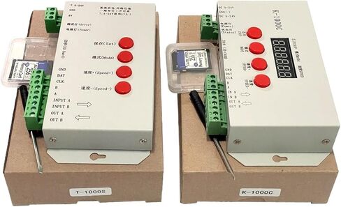 K-1000C Controller K1000C WS2812B WS2811 APA102 T1000S WS2813 LED 2048 Pixel Controller DC5-24V (T-1000S) in Saudi Arabia