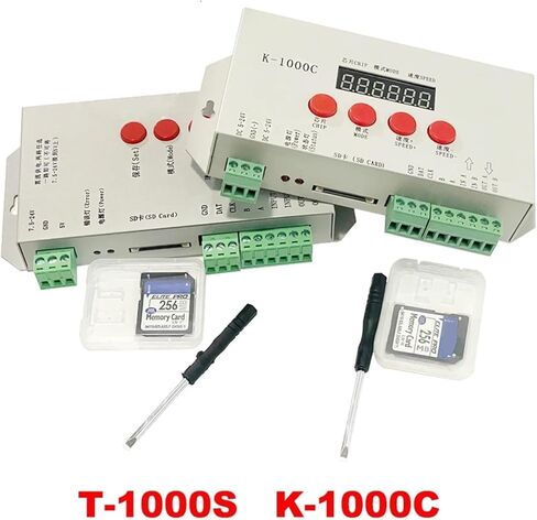 K-1000C Controller K1000C WS2812B WS2811 APA102 T1000S WS2813 LED 2048 Pixel Controller DC5-24V (T-1000S) in Saudi Arabia