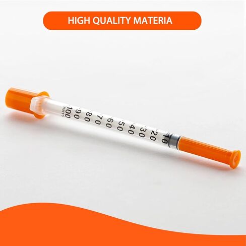 30pack 1ml محقنة مع 30G 5/16 "إبرة 8 مم ، مستلزمات مختبر ملفوفة بشكل فردي (1cc 30g 5/16" -30Pack) in Kuwait