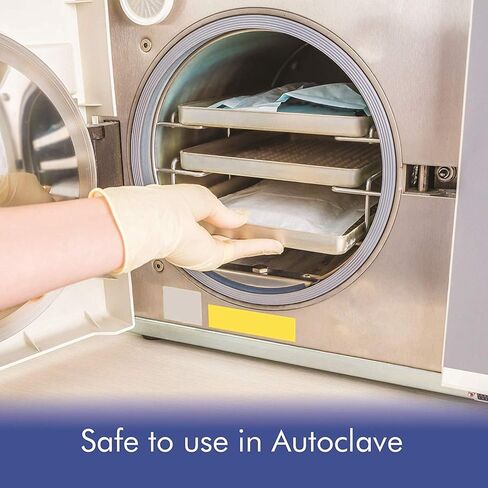 12 مجموعة من البلاستيك الوردي تم إعداد صواني مسطحة لأدوات طب الأسنان ، Autoglavable ، 13.25 بوصة × 9.75 بوصة ، الحجم B (12 صواني محفورة بشكل فردي) in Saudi Arabia