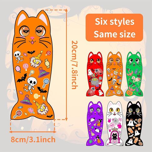 6 PCS Large Catnip Toys for Indoor Cats Crinkle Sound Plush Toys Kitten Cat Chewing Kicker Toy in Kuwait
