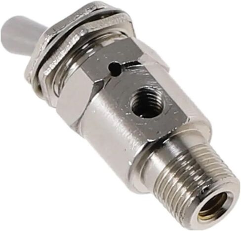 Air Pneumatic Mechanical Valve TAC-3V Exhaust Valve 2 Position 2 Way ON/Off M5 Thread Toggles Switch Valves with Fiitting in Kuwait