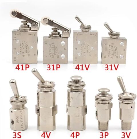 Air Valve Mechanical Valve Button sub Valve TAC-41V 41P TAC-31V 31P TAC-4V4P 3V 3S TAC(TAC-41V Toggle Type) in Saudi Arabia