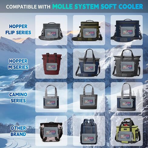 Waterproof MOLLE Dry Bag,Compatible with YETI Hopper Flip, Tactical Backpack, Soft Cooler,For YETI dry bag sidekick,YETI cooler side bag, YETI Cooler Accessories in Saudi Arabia