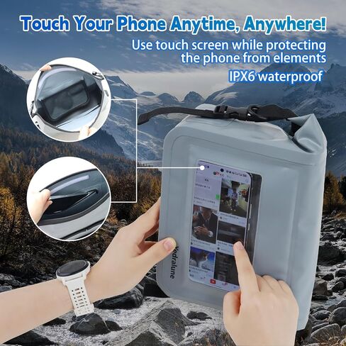 Waterproof MOLLE Dry Bag,Compatible with YETI Hopper Flip, Tactical Backpack, Soft Cooler,For YETI dry bag sidekick,YETI cooler side bag, YETI Cooler Accessories in Saudi Arabia