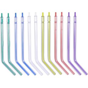 250Pcs Dental Air Water Syringe Tips, Disposable Spray Nozzles Tips, Rainbow 3 Way Water Syringe Connector Tips for Oral Teeth Cleaning in Kuwait