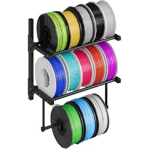 رف تخزين خيوط الطابعة ثلاثية الأبعاد ، رف تخزين التخزين المؤقت للولاية ، 3 مستويات ، حاملي ، رف معدني شاق لل PLA/ABS/TPU in Kuwait