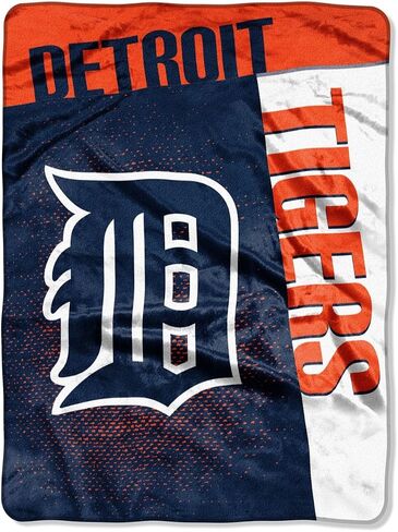 The Northwest Company MLB Detroit Tigers Raschel Throw Blanket, 60" x 80", Strike in Saudi Arabia