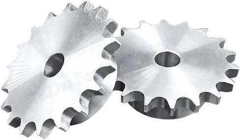 Tooth Roller Chain Sprocket 1pc 15-30 Tooth 04C Chain GearBore 6mm 8mm 25H Industrial Sprocket Wheel Motor Chain Drive Sprocket(18 Teeth (Bore 6mm)) in Saudi Arabia