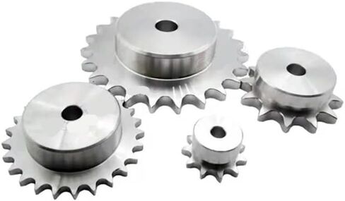 Tooth Roller Chain Sprocket 1pc 15-30 Tooth 04C Chain GearBore 6mm 8mm 25H Industrial Sprocket Wheel Motor Chain Drive Sprocket(18 Teeth (Bore 6mm)) in Saudi Arabia