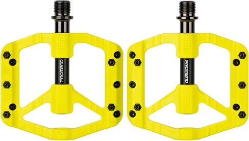 Bicycle Pedals for Mountain/Road/Folding/Touring Bikes - Nylon Body with Aluminum Alloy Sleeve, Chrome-Molybdenum Steel Axle, 3 Sealed Bearings, 9/16" Standard Thread in Saudi Arabia