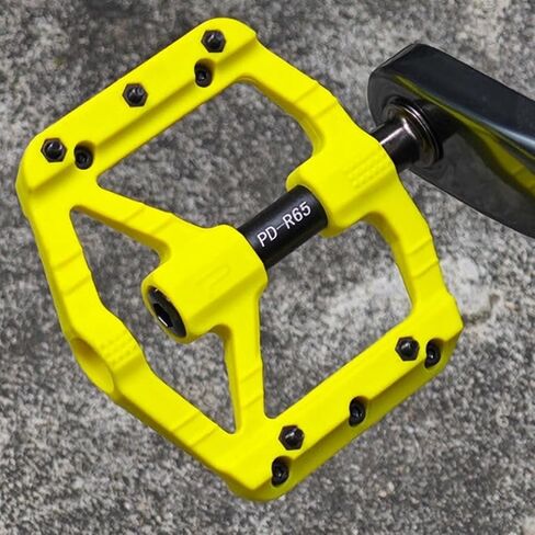 Bicycle Pedals for Mountain/Road/Folding/Touring Bikes - Nylon Body with Aluminum Alloy Sleeve, Chrome-Molybdenum Steel Axle, 3 Sealed Bearings, 9/16" Standard Thread in Saudi Arabia