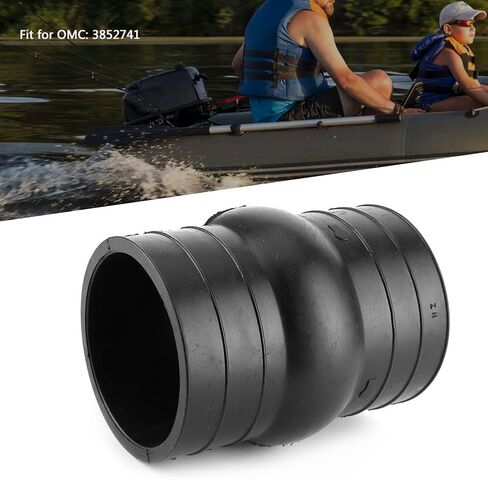 Outboard Exhaust Hose Bellows High Quality Rubber Material Flexible Rugged Long Durability Replacement Accessory Fit for OMC 3852741 3863450 in Kuwait