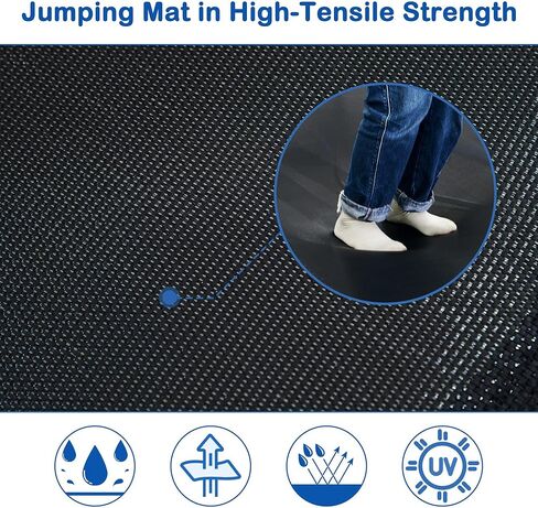 Merax 7ft Kids Trampoline with Slide,Enclosure Net and Ladder, Climb ‘n Slide Small Toddler Trampoline Indoor Outdoor for Kids in Kuwait