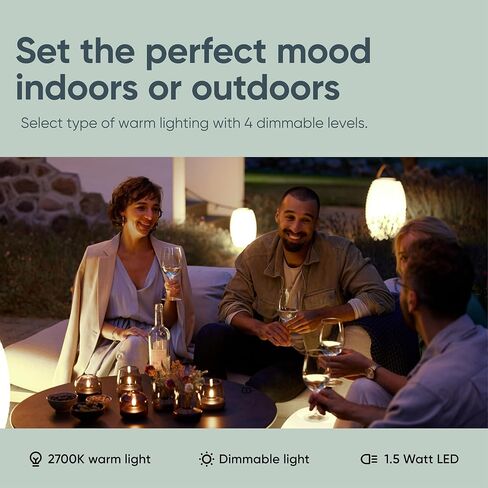 Adesso Kooduu 3-in-1 مصباح LED ، مكبر صوت Bluetooth وحامل المشروبات-اللاسلكي ، وضوء داخلي/خارجي قابل لإعادة الشحن-يناسب زجاجتين ، 28 "ساعة in Saudi Arabia
