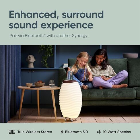 Adesso Kooduu 3-in-1 مصباح LED ، مكبر صوت Bluetooth وحامل المشروبات-اللاسلكي ، وضوء داخلي/خارجي قابل لإعادة الشحن-يناسب زجاجتين ، 28 "ساعة in Saudi Arabia