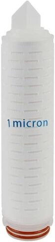 10-Inch Pleated Membrane Filter Cartridge, 0.45 Micron, Polypropylene, 226/FIN (0.45 Micron) in Saudi Arabia