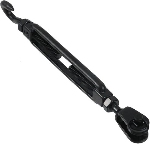 Oedema 2 Pcs M6 Jaw and Hook Turnbuckle Heavy Duty Stainless Steel Adjustable Turnbuckle Shade Sail Hardware Wire Rope Tension for Wire Rope Tension Cables in Saudi Arabia