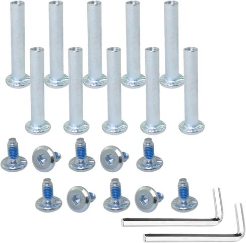 MEETOOT 10 Sets Inline Skate Replacement Bearings Skating Screws Shaft Diameter 6mm Skateboard Scooters Wheel Part in Kuwait