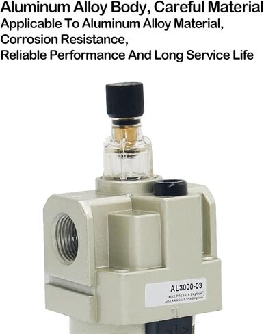 AL Series AL2000-02 AL3000-03 AL4000-04 AL4000-06 AL5000-06 AL5000-10 Lubricator Pneumatic Components Model Flow Rate (Color : AL4000-04) in Saudi Arabia