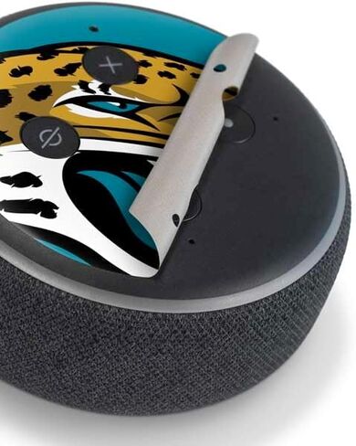 Skinit Decal Audio Skin Compatible with Amazon Echo Dot 3 - Officially Licensed NFL Jacksonville Jaguars Large Logo Design in Saudi Arabia