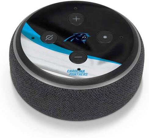 Skinit Decal Audio Skin Compatible with Amazon Echo Dot 3 - Officially Licensed NFL Carolina Panthers Design in Saudi Arabia