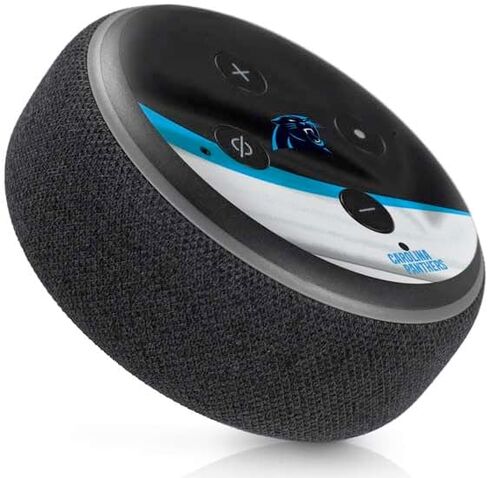 Skinit Decal Audio Skin Compatible with Amazon Echo Dot 3 - Officially Licensed NFL Carolina Panthers Design in Saudi Arabia