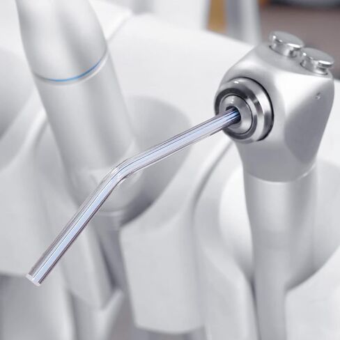 250Pcs Dental Air Water Syringe Tips, Disposable Spray Nozzles Tips, Rainbow 3 Way Water Syringe Connector Tips for Oral Teeth Cleaning in Kuwait