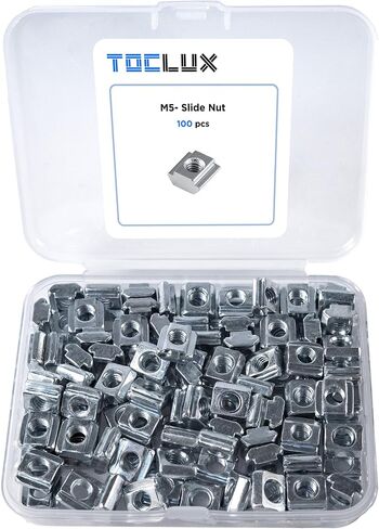 200pcs 2020 Series M5 t-nut kit-sliding & drop-in t-nuts ، m5x8mm و m5x10mm ، غسالات ، وجع سداسي الكرة-من أجل إكسسوارات بثق الألومنيوم 6 مم من الألومنيوم in Saudi Arabia