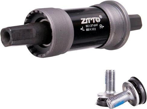 ZTTO BIKE JIS Square Taper Bollow Bracket - 103 107 110.5 113 116 118 120 122.5 124.5 127.5mm BSA 68 English the Twalle in Kuwait