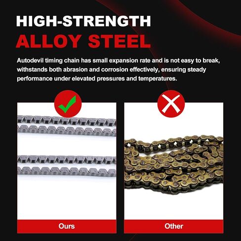 Engine Timing Chain Kit 2.0L Fit for 2008-2015 A4 A5 A6 TT allroad for 08-15 VW Tiguan/Jetta/A3 CC Eos GTI A4 allroad Replace Engine Replacement parts with Guide Rails Tensioner in Saudi Arabia