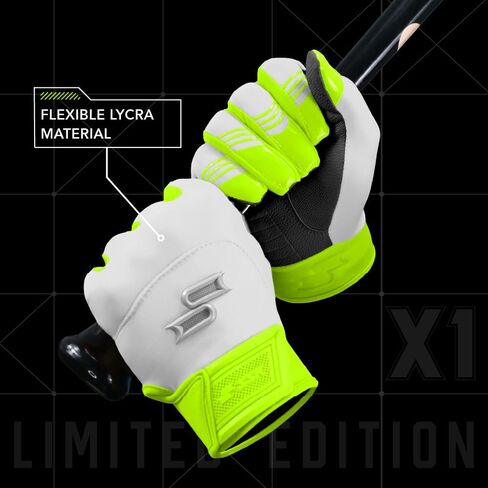 SSK X1 Color Rush Baseball Basing Gloves - Palm Cabretta Leather - 11 Colorways in Saudi Arabia