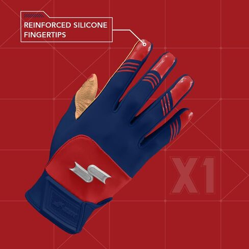 SSK X1 Color Rush Baseball Basing Gloves - Palm Cabretta Leather - 11 Colorways in Saudi Arabia