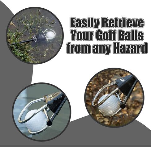 Dr.Acces Golf Ball Retriever - Premium Telescopic Stainless Steel Stick for Easy Golf Ball Pickup in Kuwait