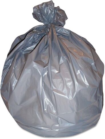 reprime H56g Right Sack Can Liners ، 56 Gal ، 1.6 Mil ، 44 "× 55" ، Gray ، 100/carton in Saudi Arabia