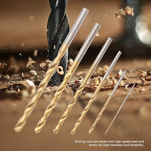 60Pcs Mini High Speed Steel Straight Hand Drill Tool Set for Easy Drilling Tasks in Saudi Arabia