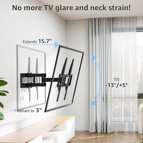 Mountup Rotating TV Wall Mount for Samsung The Frame TV/NEO QLED 8K/NEO QLED 4K Series ، أجهزة تلفزيونية فائقة الشحن مع منظر طبيعي 90 درجة للصور ، MAX VESA 400X400MM امسك حتى 88 رطل MU0089 in Kuwait